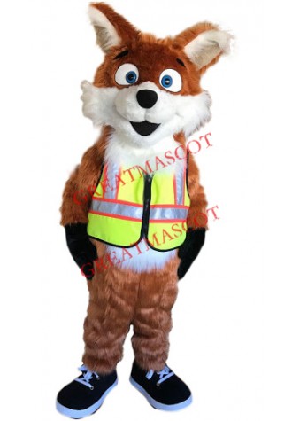 Superb Lightweight Fox Mascot Costume