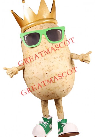 Potato King Mascot Costume