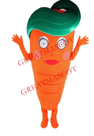 Funny Carrot Mascot Costume
