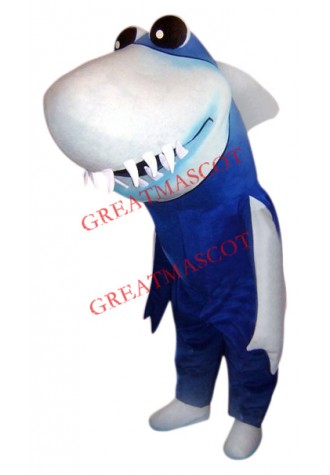 Big Eye Shark Mascot Costume