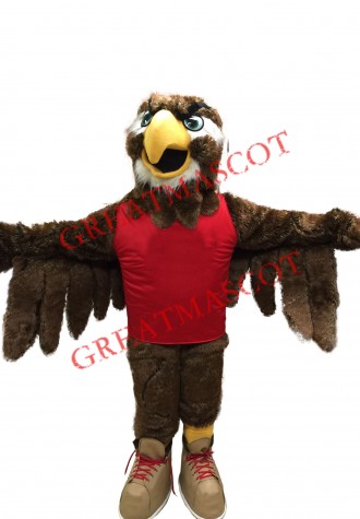 Sport School Hawk Mascot Costume