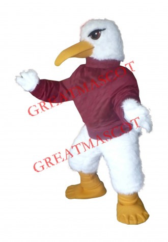 College Seagull Mascot Costume