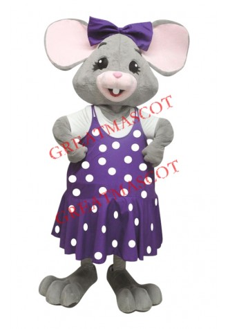 Beautiful Mouse Girl Mascot Costume