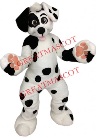Superb Dalmatian Dog Mascot Costume