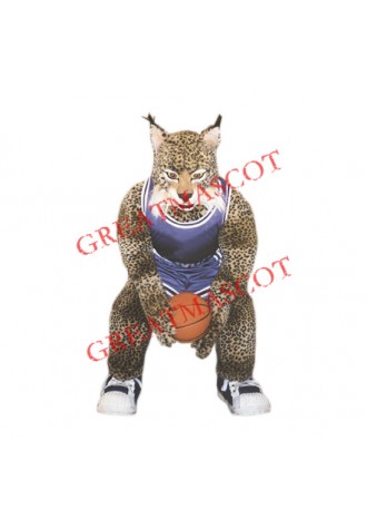 Superb College Bobcat Mascot Costume