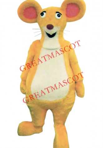 Yellow Mouse Mascot Costume