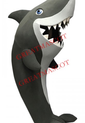 Superb Friendly Shark Mascot Costume