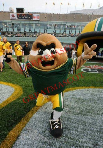 Power American Football Mascot Costume