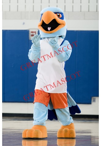 Blue Sport Eagle Mascot Costume