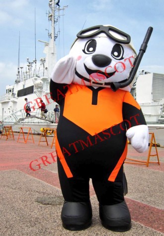 Superb Cute Seal Mascot Costume