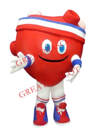 Realistic Heart Mascot Costume