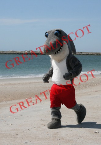 Running Shark Mascot Costume