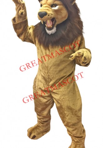 Superb Fierce Lion Mascot Costume