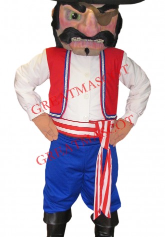 Pirate Man Mascot Costume