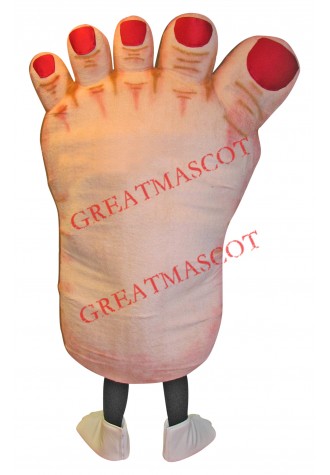 Superb Foot Mascot Costume