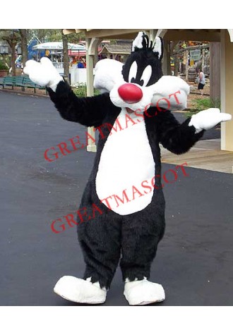 Looney Tunes Deluxe Sylvester The Cat Mascot Costume