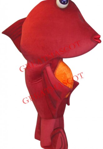 Red Carp Mascot Costume