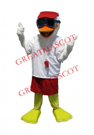 Superb Cool Duck Mascot Costume