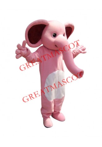 Affordable Pink Elephant Mascot Costume
