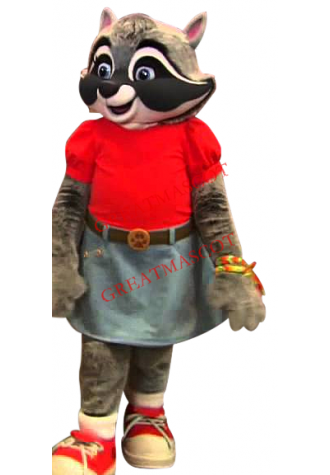 Beautiful Raccoon Mascot Costume