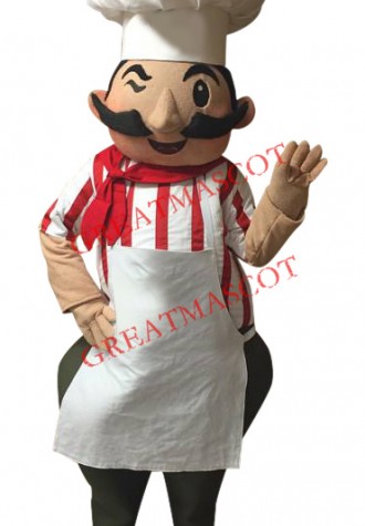 Superb Chef Mascot Costume
