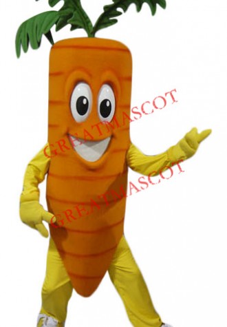 Superb Carrot Mascot Costume