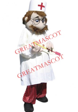 Superb Doctor Mascot Costume