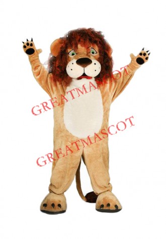 Superb Lovely Lion Mascot Costume