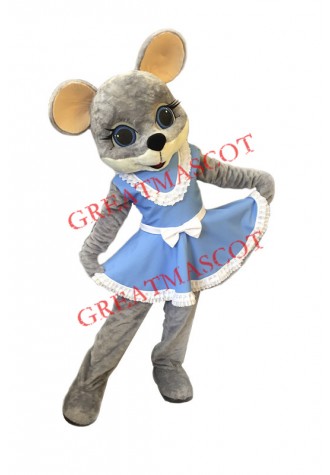 Beautiful Female Mouse Mascot Costume