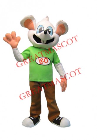 Superb College Mouse Mascot Costume
