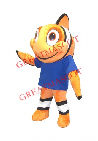 Superb Goldfish Mascot Costume