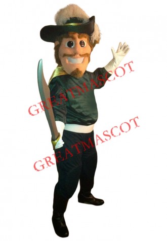 Superb Brave Cavalier Mascot Costume