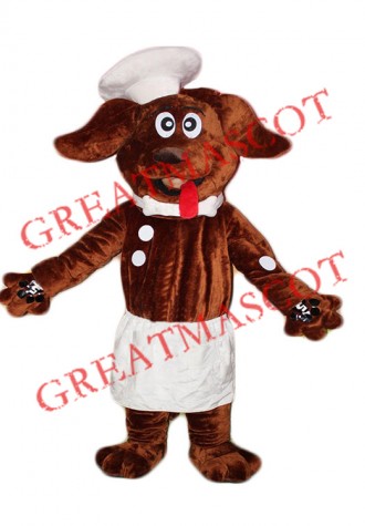 High Quality Chef Dog Mascot Costume