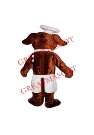 High Quality Chef Dog Mascot Costume