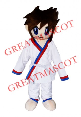 Taekwondo Boy Mascot Costume