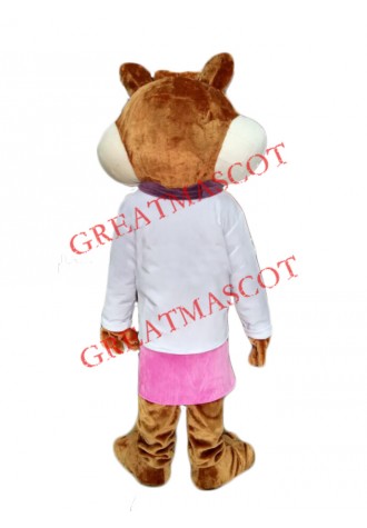Lady Chipmunk Mascot Costume