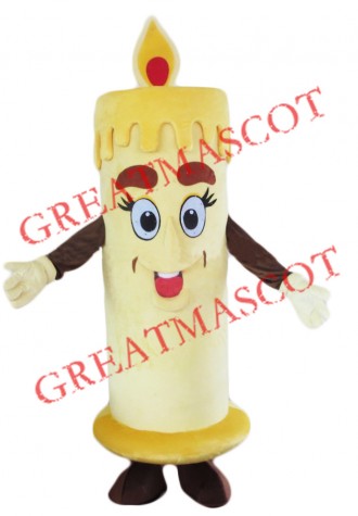 Cheap Candle Mascot Costume