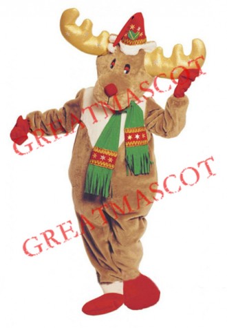 XMAS Reindeer Mascot Costume