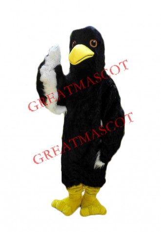 High Quality Black Raven Mascot Costume