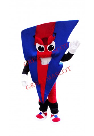 Colorful Lightning Mascot Costume