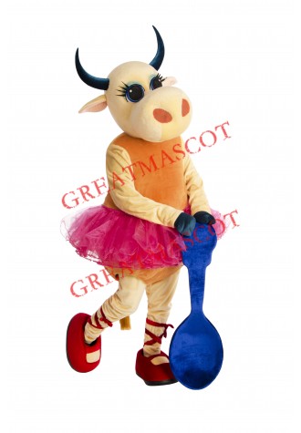 Beautiful Buffalo Mascot Costume