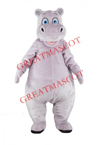 Super Cute Hippo Mascot Costume