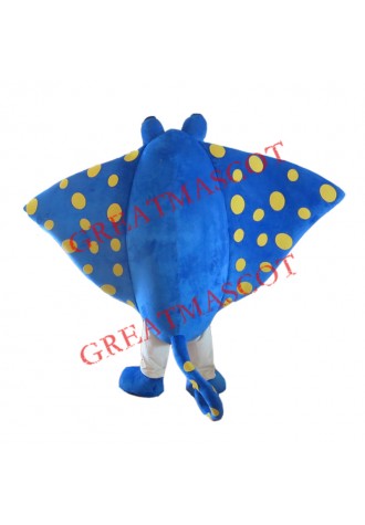 High Quality Manta Ray Mascot Costume