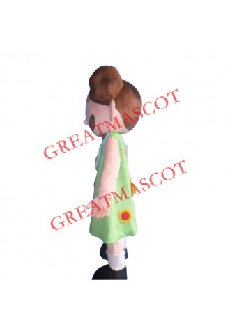 Lovely Big Mouth Girl Mascot Costume