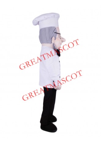 Senior Chef Mascot Costume