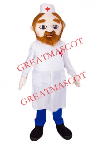 Young Doctor Mascot Costume