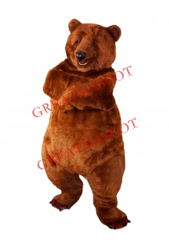 Top Quality Lightweight Brown Bear Mascot Costume