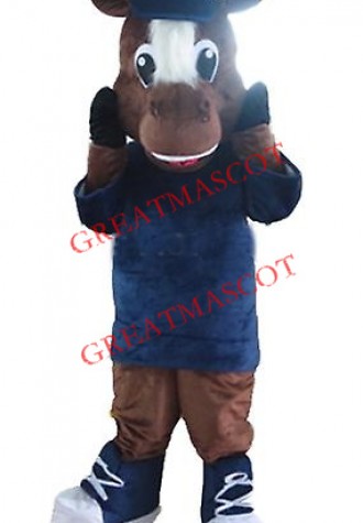 Sport Lightweight Brown Horse Mascot Costume