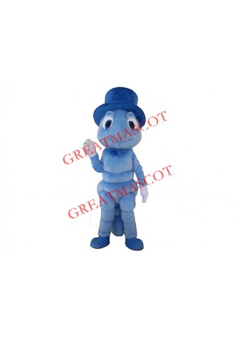 Blue Cricket Mascot Costume