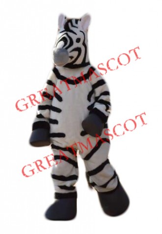 Top Quality Lightweight Zebra Mascot Costume